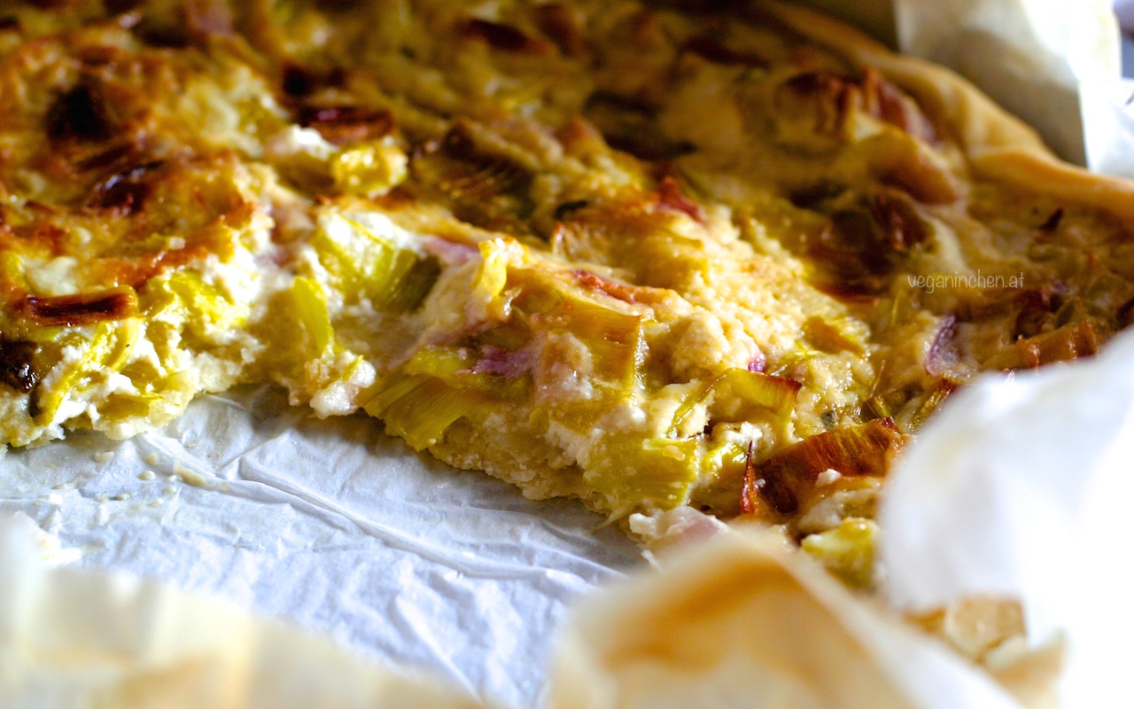 Lauch, Lauch, Lauch – Quiche | veganinchen