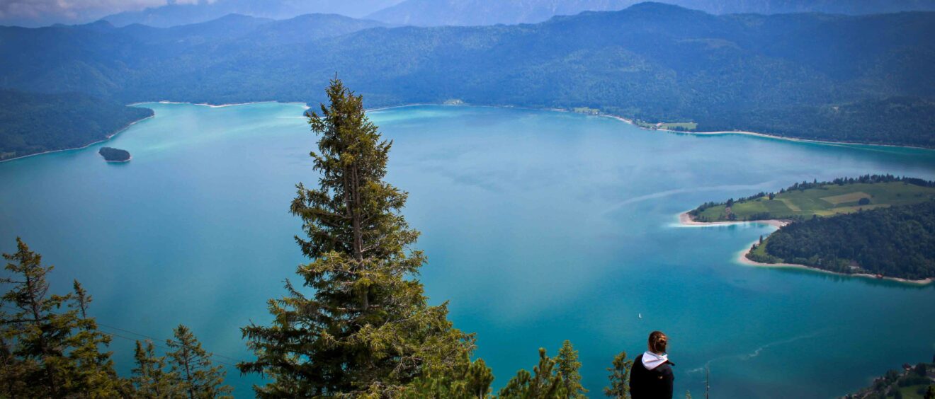 Walchensee, Herzogstandbahn, veganinchen.at