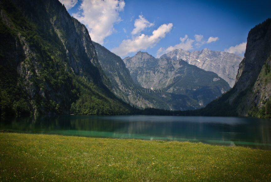 Blick von der Fischunkelalm Richtung Watzmann